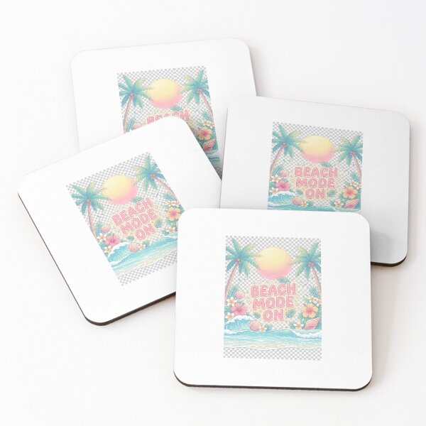 Item preview, Beach Mode On – Tropical Pastel Edition designed and sold by MalinStyle.