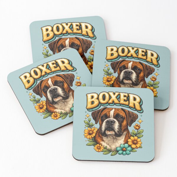 Item preview, Boxer Bloom – Floral Boxer Dog Portrait designed and sold by blankTeeShirt.