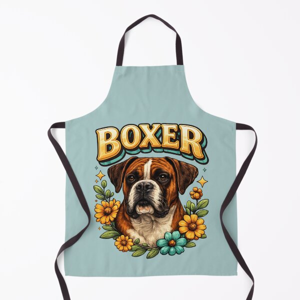 Item preview, Boxer Bloom – Floral Boxer Dog Portrait designed and sold by blankTeeShirt.
