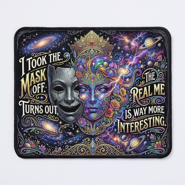 Item preview, Mask Off Neurodivergent Unmasking Autism ADHD Pride designed and sold by PapamooreArt.