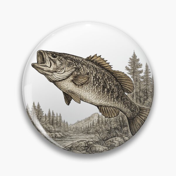 Item preview, Smallmouth Bass Fishing designed and sold by KrungiT Design .