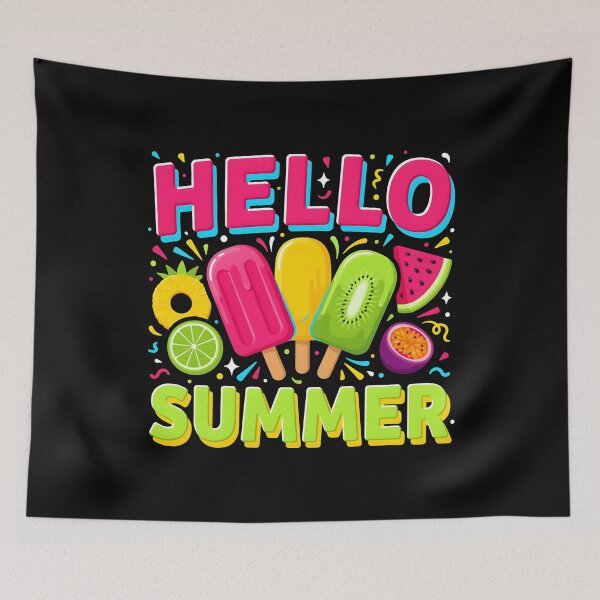 Item preview, Hello Summer Vacation Ice Cream Popsicle Vacation Mode Summer Ice Cream Lover designed and sold by Redgiant87x.