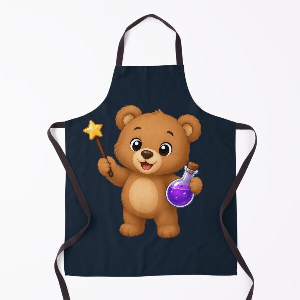 Item preview, Cute Kawaii Wizard Bear With Magic Wand designed and sold by Seculinator.