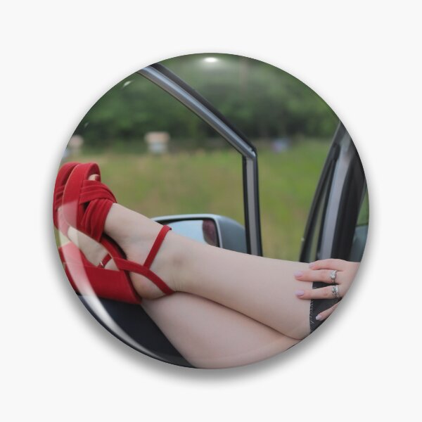 Item preview, Legs in Red High Heels Out Car Window Summer Lifestyle Concept designed and sold by TatinkaArtskill.