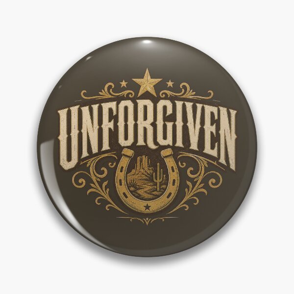 Item preview, Unforgiven Western Vintage Typography | LE SSERAFIM Inspired Cowboy Graphic Design designed and sold by Meivelle.