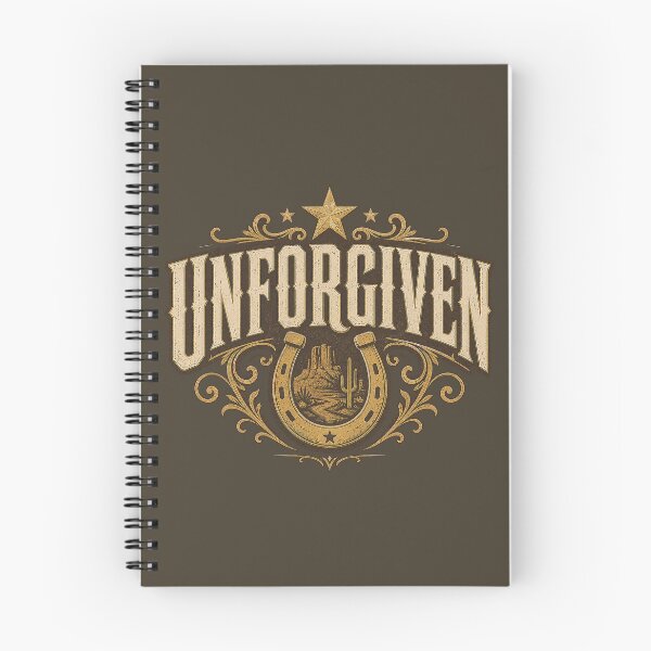 Item preview, Unforgiven Western Vintage Typography | LE SSERAFIM Inspired Cowboy Graphic Design designed and sold by Meivelle.