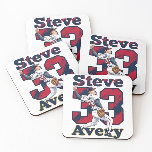 Item preview, Retro Steve Avery 33 - Atlanta Baseball designed and sold by Thogan0416.
