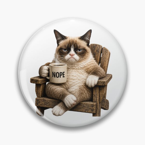 Item preview, Nope Cat | Grumpy Cat Coffee Mug Funny Cat Humor designed and sold by HippyRikky.