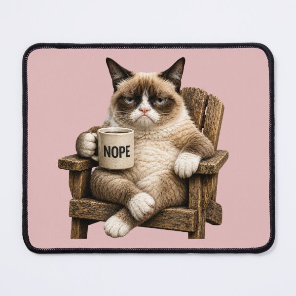 Item preview, Nope Cat | Grumpy Cat Coffee Mug Funny Cat Humor designed and sold by HippyRikky.