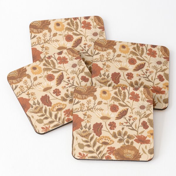 Item preview, Vintage Autumn Wildflowers Pattern | Boho Botanical Floral Illustration designed and sold by MoodLay.