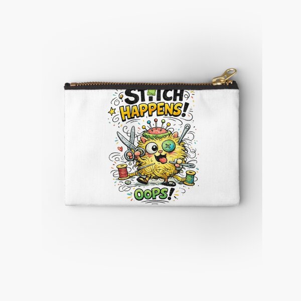 Item preview, Stitch Happens... Oops! | Funny Retro Vintage Sewing Cartoon designed and sold by EverStitchStudio ★★★★★.