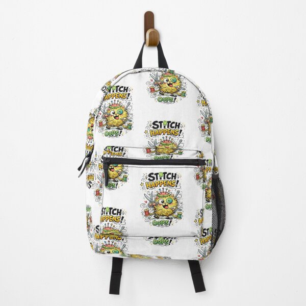 Item preview, Stitch Happens... Oops! | Funny Retro Vintage Sewing Cartoon designed and sold by EverStitchStudio ★★★★★.