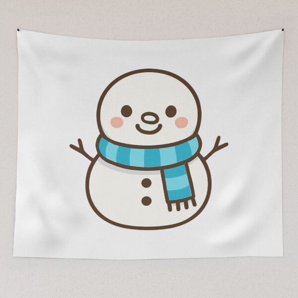 Item preview, Happy Snowman - Winter Holiday Sticker designed and sold by foryouandyours.