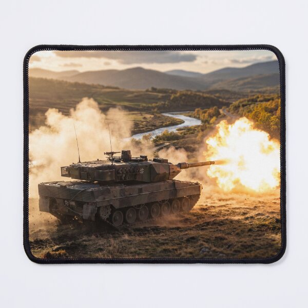 Item preview, german leopard tank in action designed and sold by filmbildfabrik.