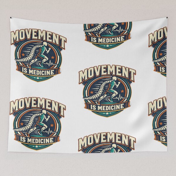 Item preview, physiotherapy, movement is medicine design designed and sold by TulipsArtDesigns .