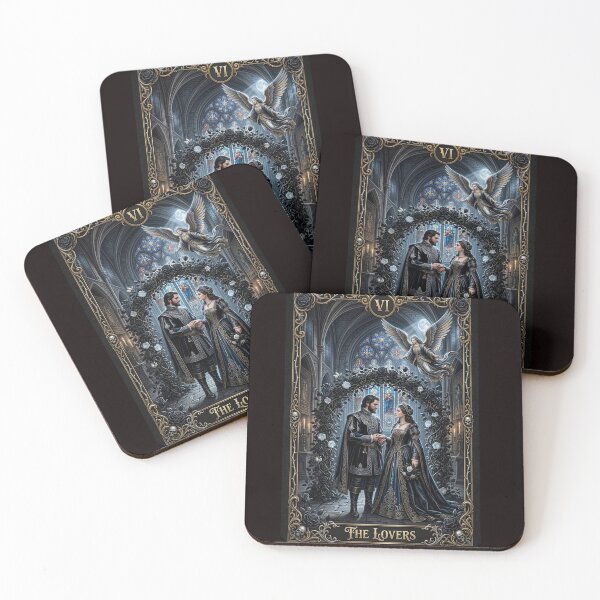 Item preview, The Lovers -Major Arcana tarot card designed and sold by Studio77-Gothic.