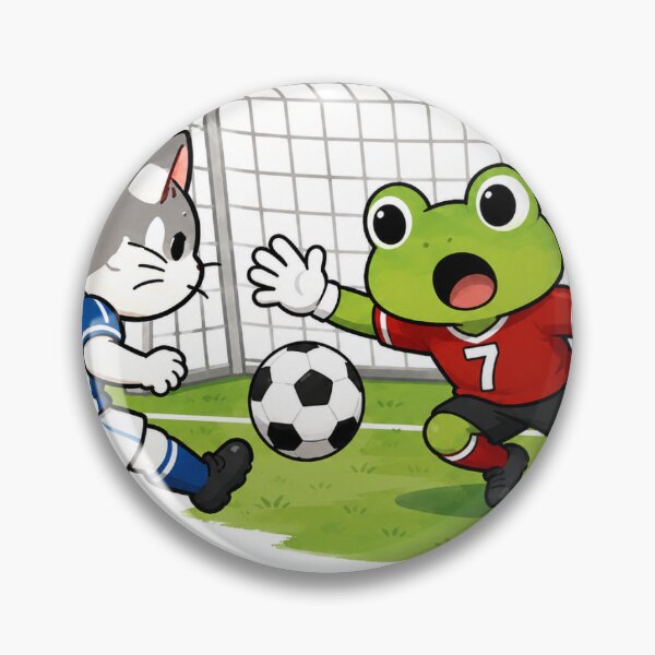 Item preview, Frog Saves the Goal designed and sold by Happy Ghost Studio.
