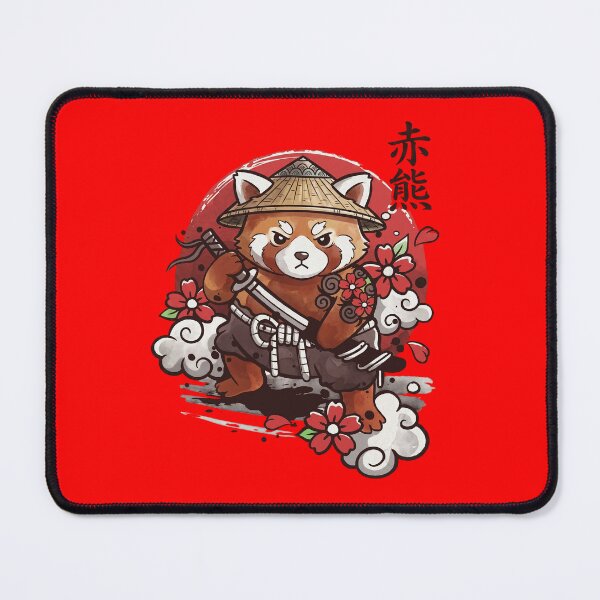 Item preview, Samurai Red Panda Warrior – Cute Japanese Kawaii designed and sold by maurirocha.