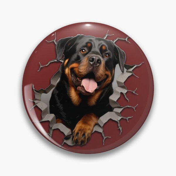 Item preview, Rottweiler dog, ragged hole designed and sold by orthodox-icon.