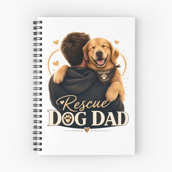 Item preview, Rescue Dog Dad Hero Golden Retriever Kawaii T-Shirt designed and sold by Ashley critters.