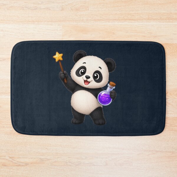 Item preview, Cute Kawaii Wizard Panda With Magic Wand designed and sold by Seculinator.