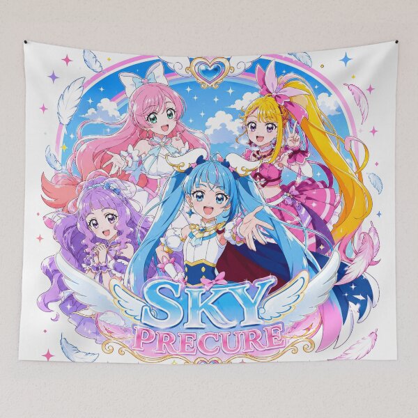 Item preview, Sky Precure Magical Heroes T-Shirt Design designed and sold by ArhaanFashions.