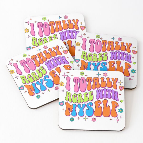 Item preview, I Totally Agree With Myself designed and sold by Soren Graft.