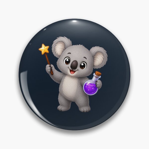 Item preview, Cute Kawaii Wizard Koala With Magic Wand designed and sold by Seculinator.