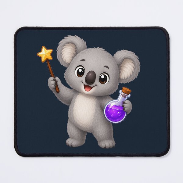 Item preview, Cute Kawaii Wizard Koala With Magic Wand designed and sold by Seculinator.