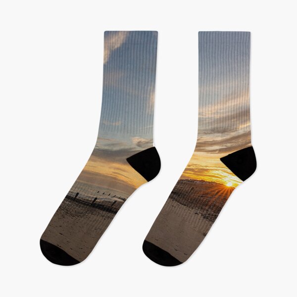 Item preview, Sunset over Worthing Beach. designed and sold by HazyApplePhoto.