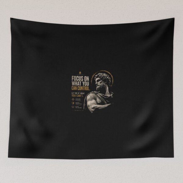 Item preview, FOCUS ON WHAT YOU CAN CONTROL | MODERN STOIC STREETWEAR designed and sold by LowBatteryStudio ⭐.