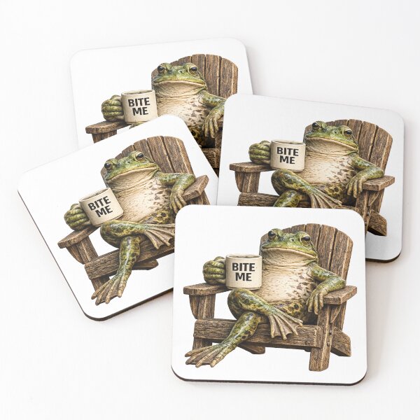 Item preview, Bite Me Frog | Funny Frog Coffee Mug Sarcastic Humor designed and sold by HippyRikky.