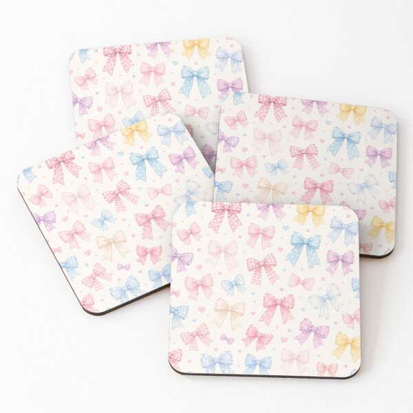 Item preview, Cute Pastel Bows Pattern designed and sold by 0606PM.