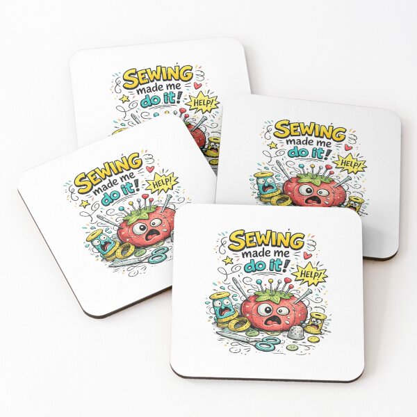 Item preview, Sewing Made Me Do It | Funny Retro Vintage Sewing Cartoon designed and sold by EverStitchStudio ★★★★★.