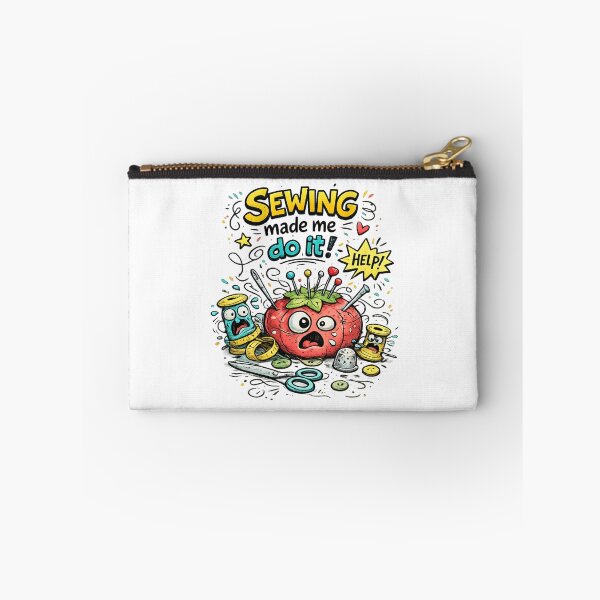 Item preview, Sewing Made Me Do It | Funny Retro Vintage Sewing Cartoon designed and sold by EverStitchStudio ★★★★★.
