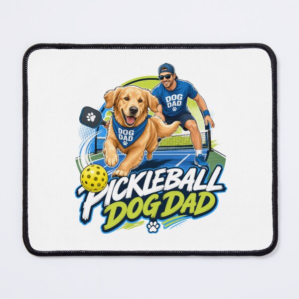 Item preview, Pickleball Golden Retriever Dog Dad Kawaii Sport T-Shirt designed and sold by Ashley critters.