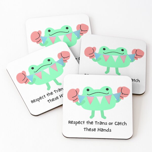 Item preview, Respect the Trans or Catch These Hands designed and sold by CarefulCreation.