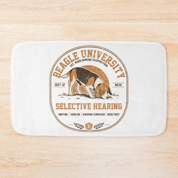 Item preview,  Beagle Dept of Selective Hearing | Funny Beagle Varsity Shirt | Beagle Mom Gift | Beagle University designed and sold by TheDogClub.