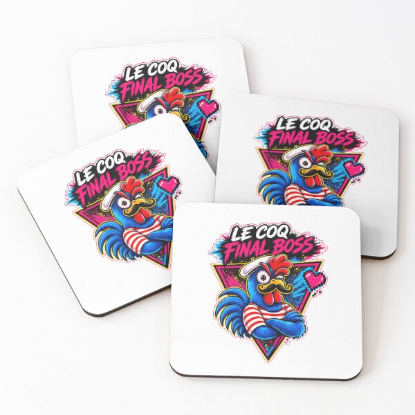 Item preview, Le Coq Final Boss – Retro French Rooster Gamer T-Shirt Design designed and sold by Ramona-Gliga.