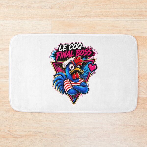 Item preview, Le Coq Final Boss – Retro French Rooster Gamer T-Shirt Design designed and sold by Ramona-Gliga.
