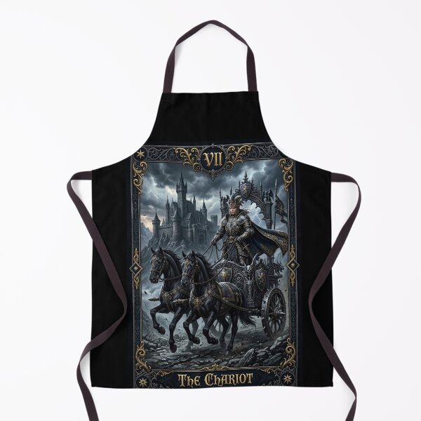 Item preview, The Chariot - Major Arcana tarot card designed and sold by Studio77-Gothic.