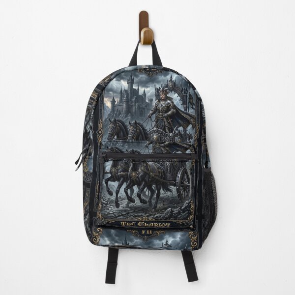 Item preview, The Chariot - Major Arcana tarot card designed and sold by Studio77-Gothic.