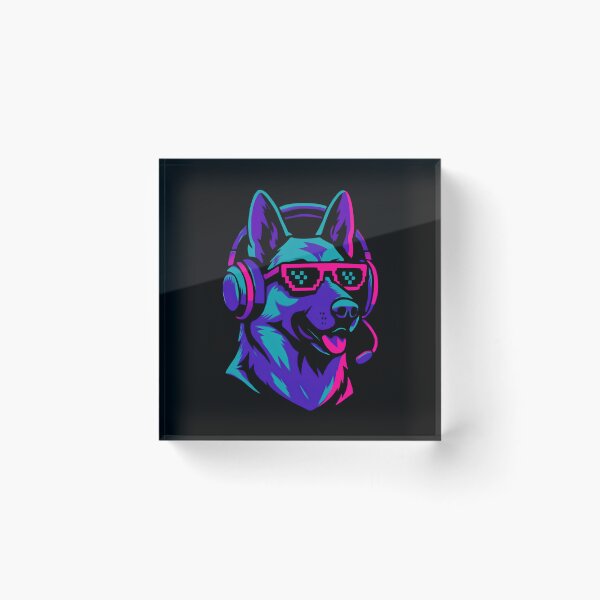 Item preview, GERMAN SHEPHERD GAMER designed and sold by IndieQuill .