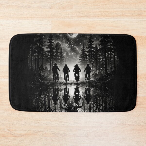 Item preview, Some Nights Stay Forever – Dark Fantasy Forest Bicycle Gothic Aesthetic Art designed and sold by AbstractAuraArt.