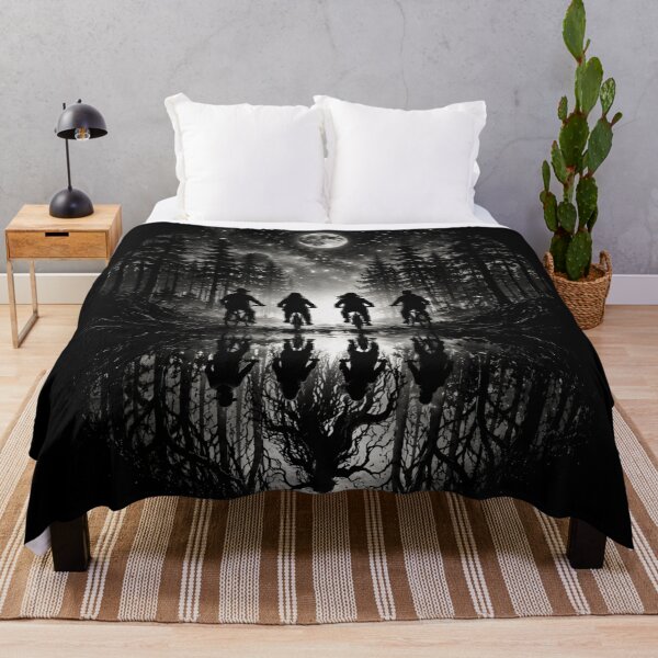 Item preview, Some Nights Stay Forever – Dark Fantasy Forest Bicycle Gothic Aesthetic Art designed and sold by AbstractAuraArt.