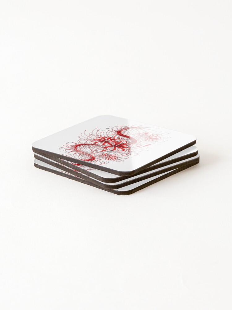 Thumbnail 4 of 5, Coasters (Set of 4), Centipede Sticker designed and sold by CreativityArena.