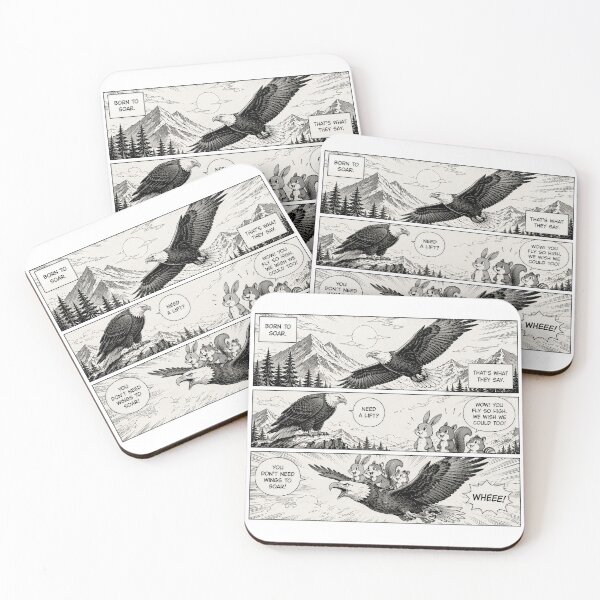 Item preview, Born to Soar – Inspirational Eagle Comic Adventure designed and sold by MJ-by-Dharan.