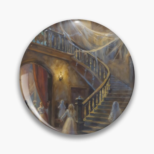 Item preview, Haunted Mansion Ball Ghost Gothic Victorian Art designed and sold by DarkHolyQueen.