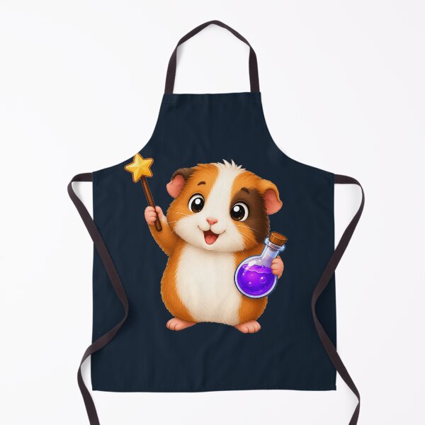 Item preview, Cute Kawaii Wizard Guinea Pig With Magic Wand designed and sold by Seculinator.