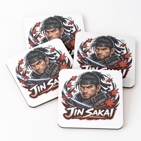 Item preview, Jin Sakai - Ghost of Tsushima designed and sold by PixelArtPeel.